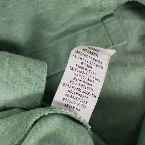 Polo Ralph Lauren Shirt Mens Extra Large Green Pima Cotton‎ Casual Preppy SS - Picture 12 of 12